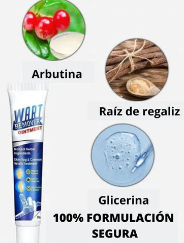 Kit removedor de verrugas: Crema + jabón limpiador