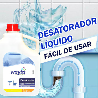 DRENA MAX™-Desatorador Líquido de Tuberías